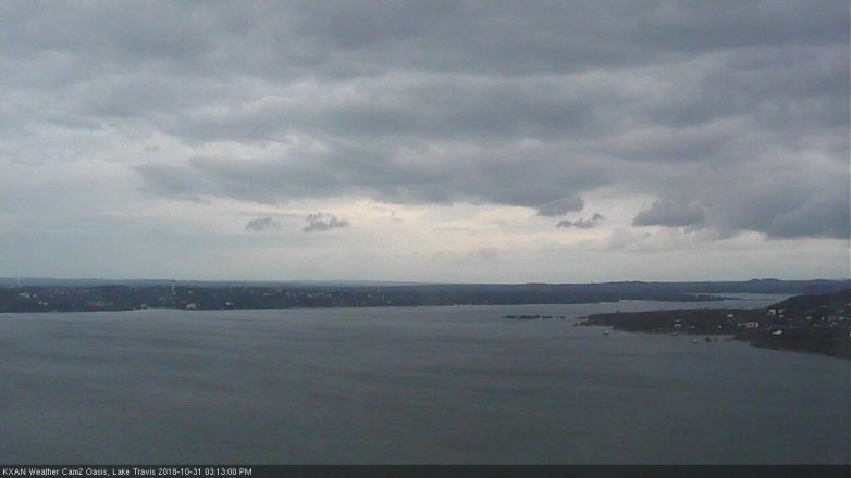 Lake Travis webcam, October 31, 2018 2:15 PM CT