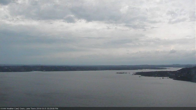 Lake Travis webcam, October 31, 2018 2:30 PM CT
