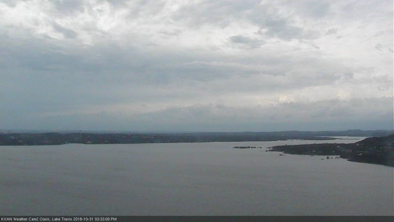 Lake Travis webcam, October 31, 2018 2:35 PM CT