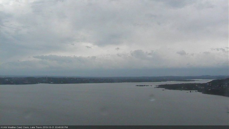 Lake Travis webcam, October 31, 2018 2:50 PM CT