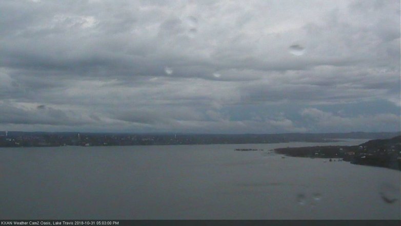 Lake Travis webcam, October 31, 2018 4:05 PM CT