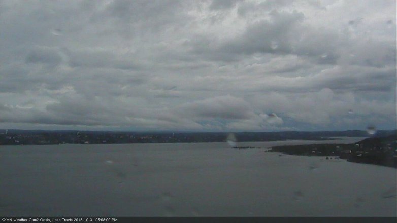Lake Travis webcam, October 31, 2018 4:10 PM CT