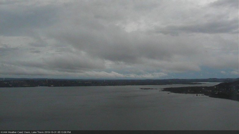Lake Travis webcam, October 31, 2018 4:15 PM CT