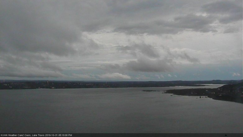Lake Travis webcam, October 31, 2018 4:20 PM CT