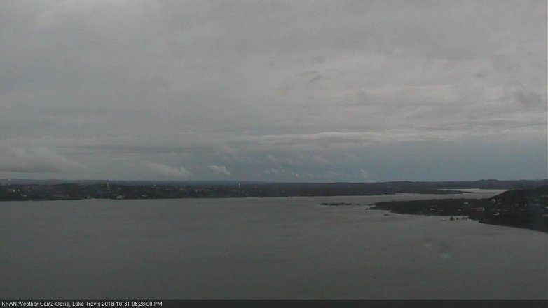 Lake Travis webcam, October 31, 2018 4:30 PM CT