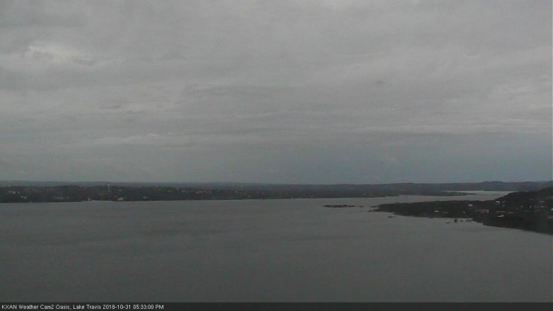 Lake Travis webcam, October 31, 2018 4:35 PM CT