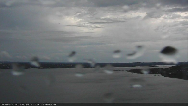 Lake Travis webcam, October 31, 2018 5:05 PM CT