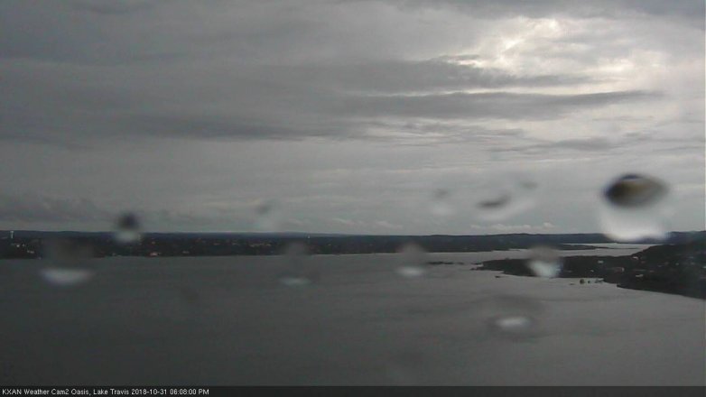 Lake Travis webcam, October 31, 2018 5:10 PM CT