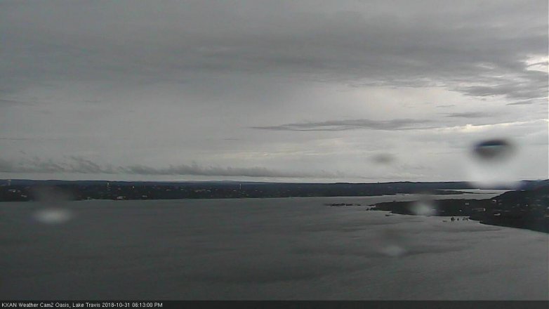 Lake Travis webcam, October 31, 2018 5:15 PM CT