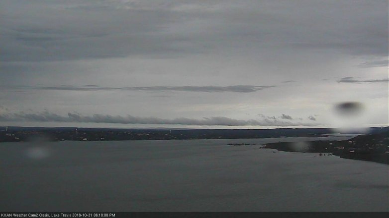 Lake Travis webcam, October 31, 2018 5:20 PM CT