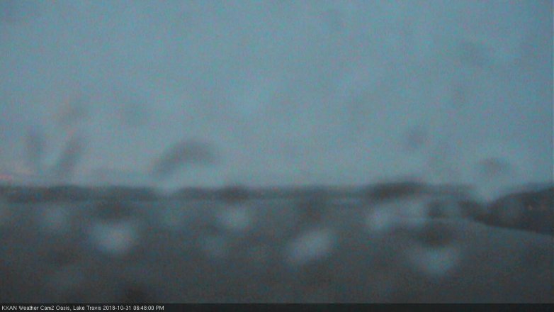 Lake Travis webcam, October 31, 2018 5:50 PM CT