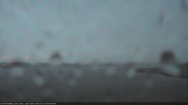 Lake Travis webcam, October 31, 2018 5:55 PM CT