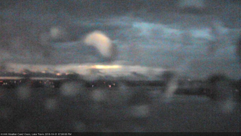 Lake Travis webcam, October 31, 2018 6:10 PM CT