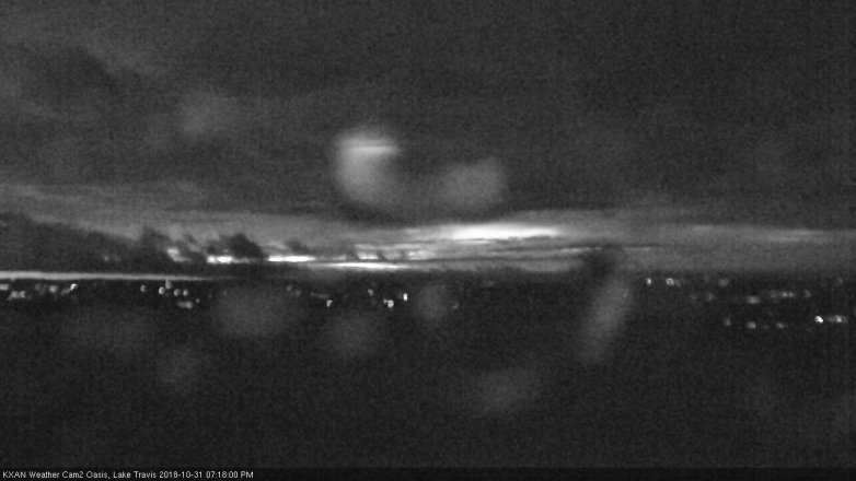 Lake Travis webcam, October 31, 2018 6:20 PM CT