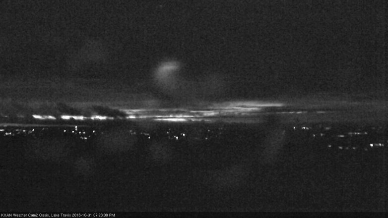 Lake Travis webcam, October 31, 2018 6:25 PM CT