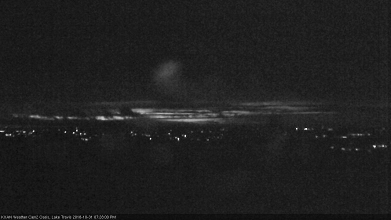 Lake Travis webcam, October 31, 2018 6:30 PM CT