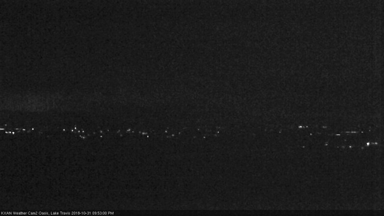 Lake Travis webcam, October 31, 2018 8:55 PM CT