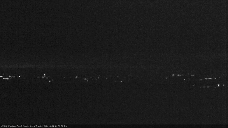Lake Travis webcam, October 31, 2018 10:40 PM CT