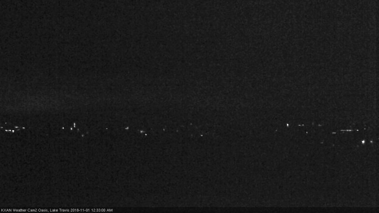 Lake Travis webcam, October 31, 2018 11:35 PM CT