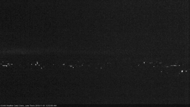 Lake Travis webcam, October 31, 2018 11:55 PM CT
