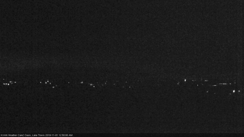 Lake Travis webcam, October 31, 2018 12:00 AM CT