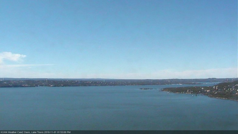 Lake Travis webcam, November 1, 2018 12:55 PM CT