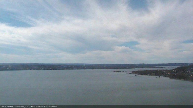 Lake Travis webcam, November 1, 2018 2:35 PM CT