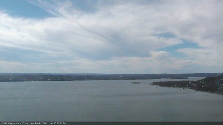 Lake Travis webcam, November 1, 2018 2:40 PM CT