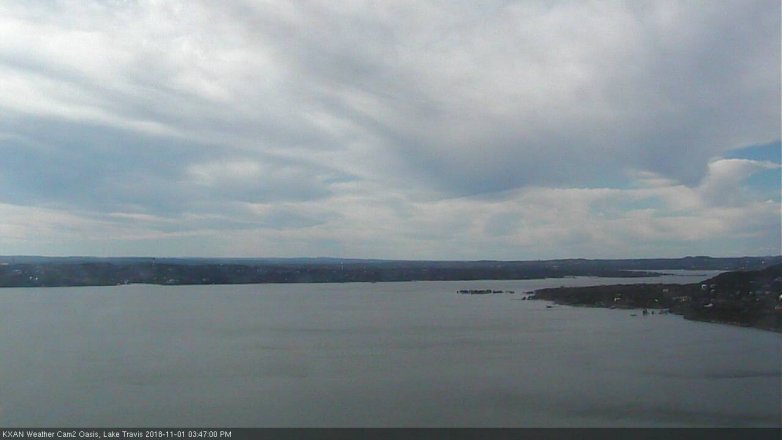 Lake Travis webcam, November 1, 2018 2:50 PM CT