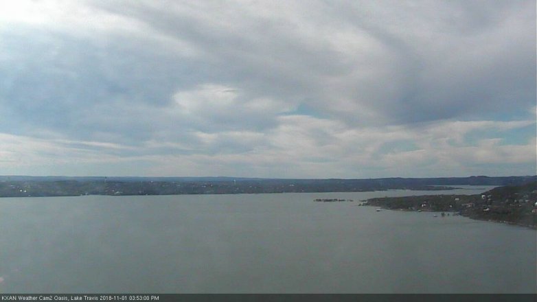 Lake Travis webcam, November 1, 2018 2:55 PM CT