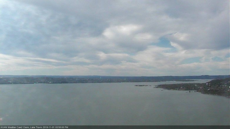 Lake Travis webcam, November 1, 2018 3:00 PM CT