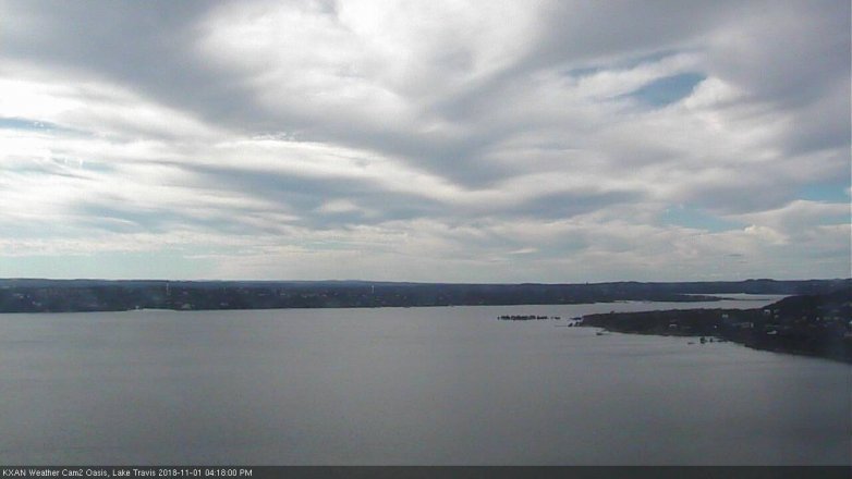 Lake Travis webcam, November 1, 2018 3:20 PM CT