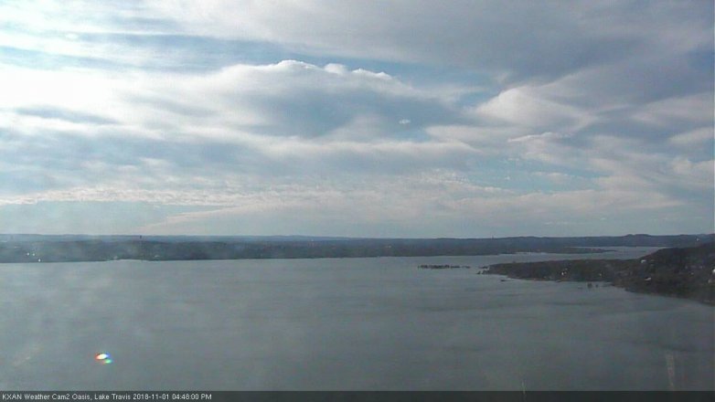 Lake Travis webcam, November 1, 2018 3:50 PM CT