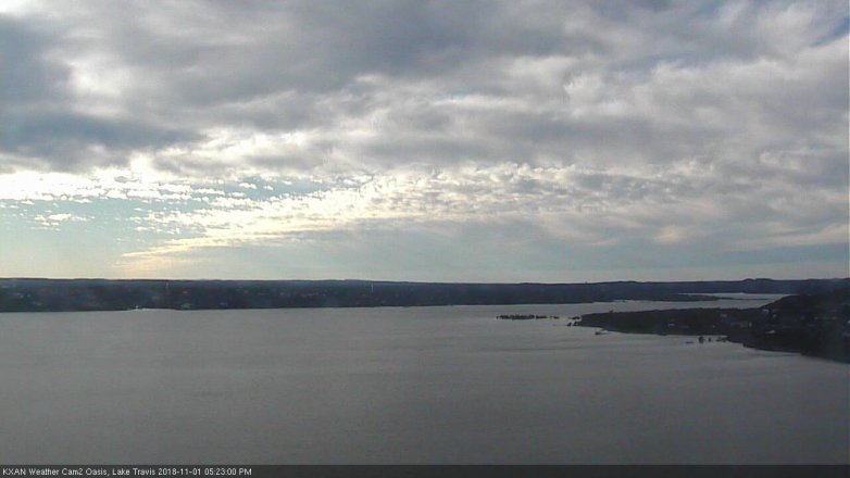 Lake Travis webcam, November 1, 2018 4:25 PM CT