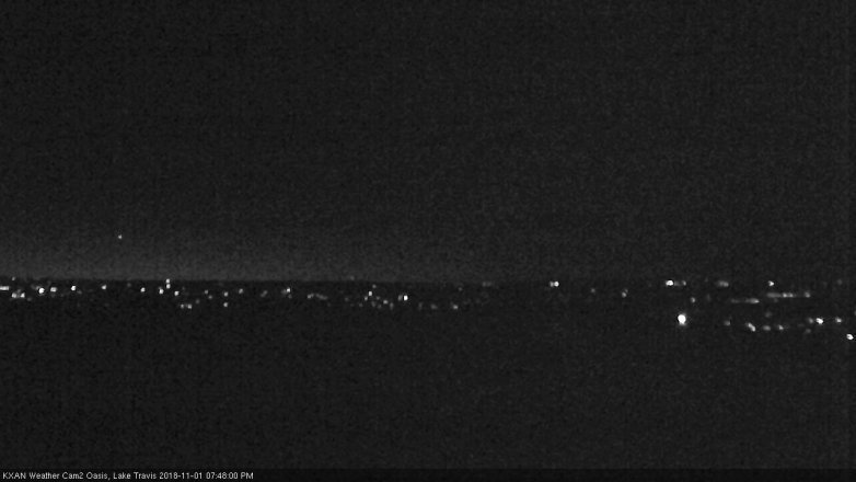 Lake Travis webcam, November 1, 2018 6:50 PM CT