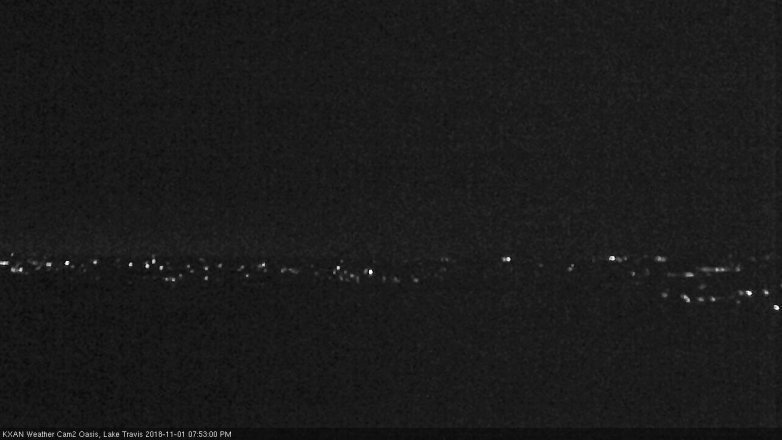 Lake Travis webcam, November 1, 2018 6:55 PM CT
