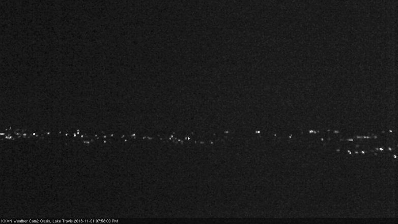 Lake Travis webcam, November 1, 2018 7:00 PM CT