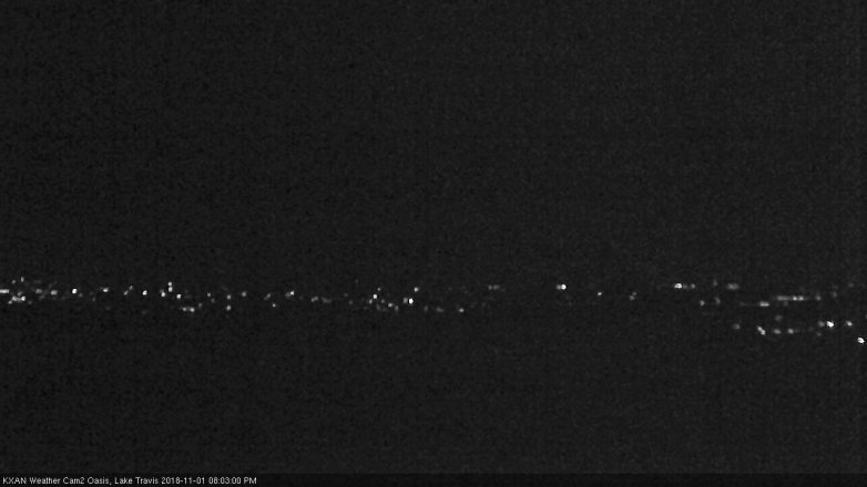 Lake Travis webcam, November 1, 2018 7:05 PM CT