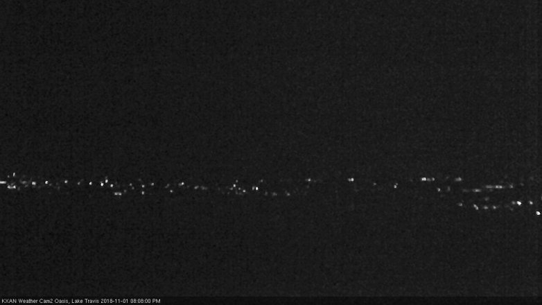 Lake Travis webcam, November 1, 2018 7:10 PM CT