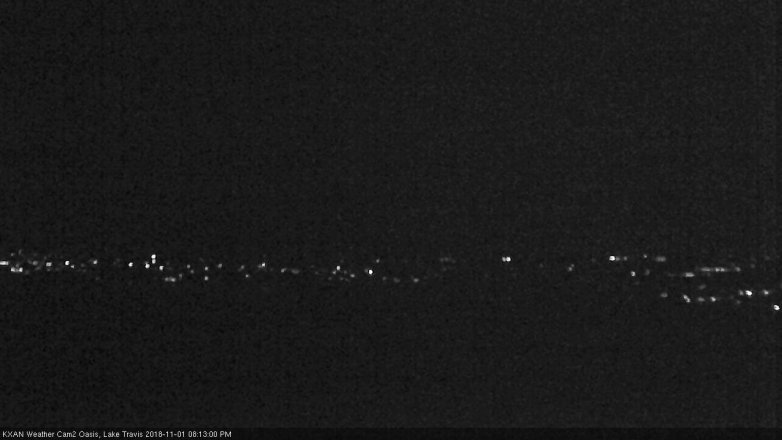 Lake Travis webcam, November 1, 2018 7:15 PM CT