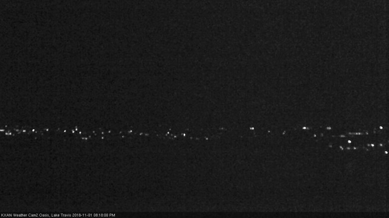Lake Travis webcam, November 1, 2018 7:20 PM CT