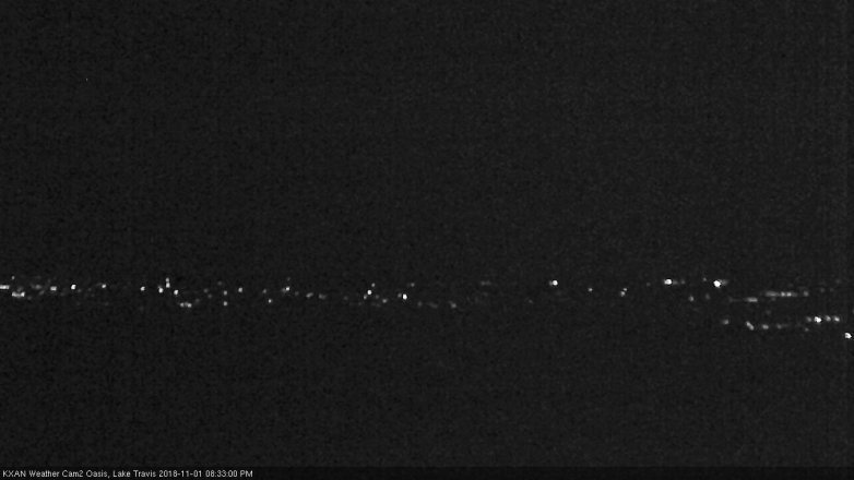 Lake Travis webcam, November 1, 2018 7:35 PM CT