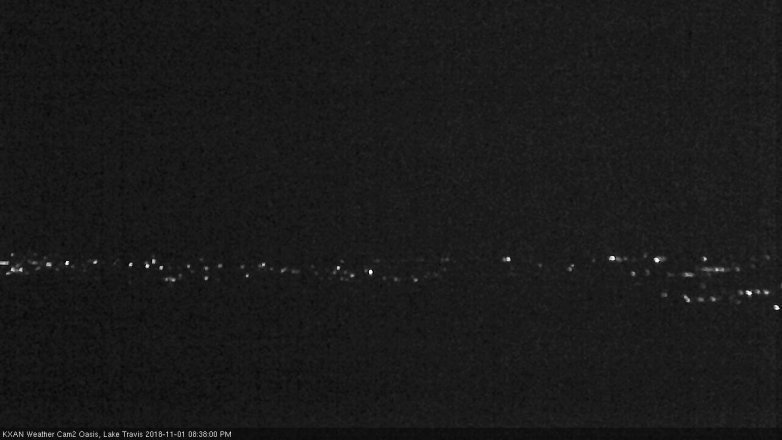 Lake Travis webcam, November 1, 2018 7:40 PM CT