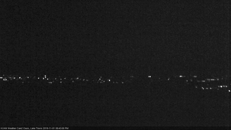 Lake Travis webcam, November 1, 2018 7:45 PM CT