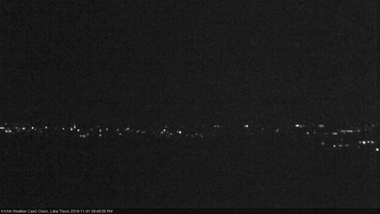 Lake Travis webcam, November 1, 2018 7:50 PM CT