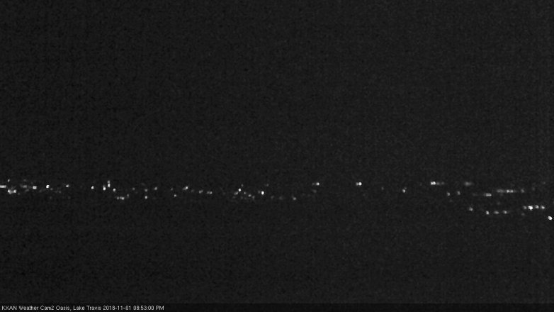 Lake Travis webcam, November 1, 2018 7:55 PM CT