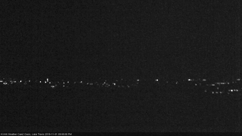 Lake Travis webcam, November 1, 2018 8:10 PM CT