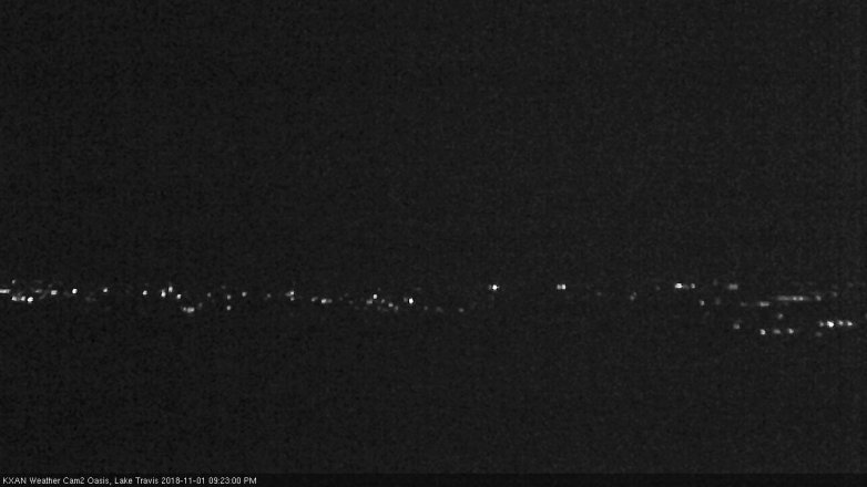 Lake Travis webcam, November 1, 2018 8:25 PM CT
