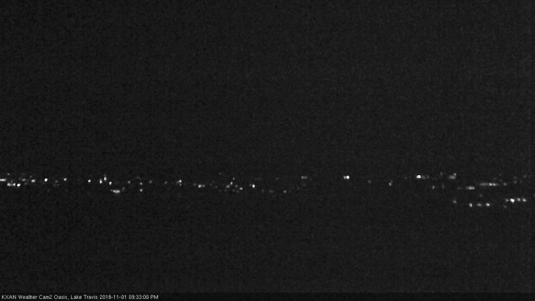 Lake Travis webcam, November 1, 2018 8:35 PM CT