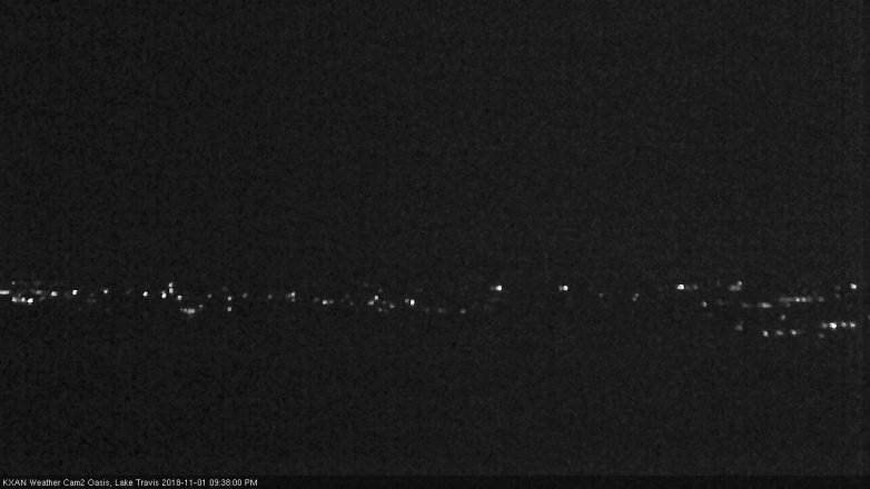 Lake Travis webcam, November 1, 2018 8:40 PM CT